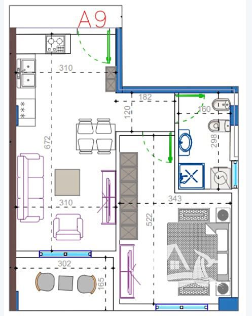 Prodej bytu 2+kk 54 m², Golem – fotka 1 z 3