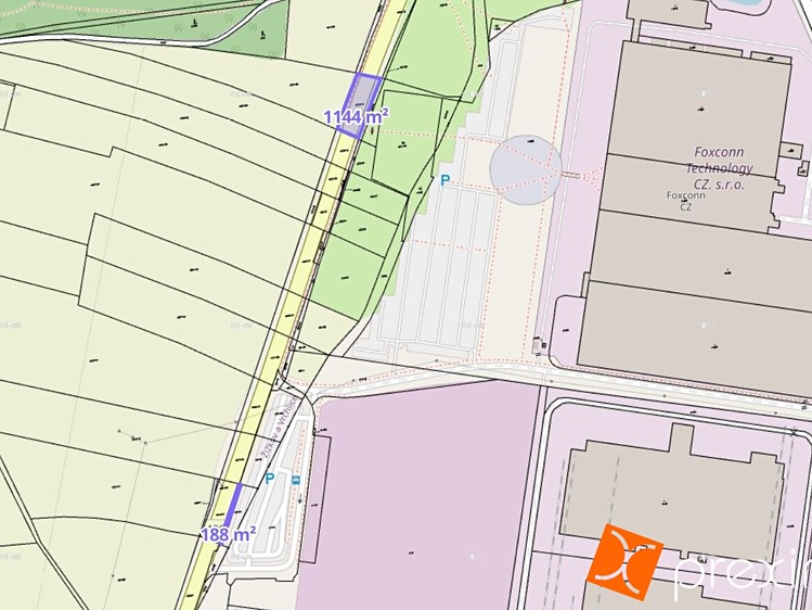 Prodej pozemku, 619 m² (2 z 3)