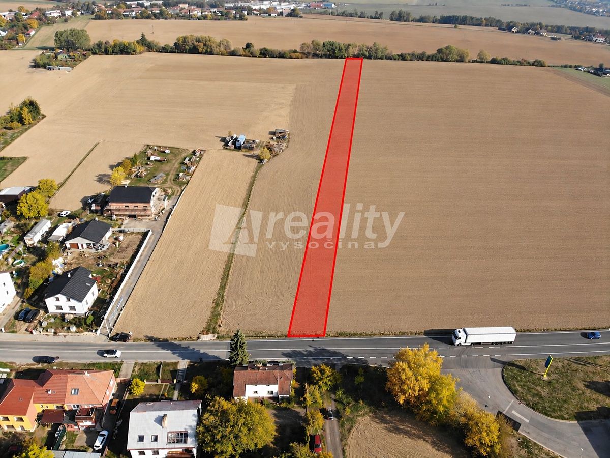 Prodej stavebního pozemku 1004 m², Okříšky – fotka 1 z 3