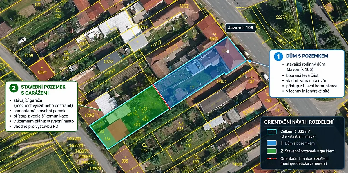 Prodej rodinného domu 220 m², pozemek 1332 m²