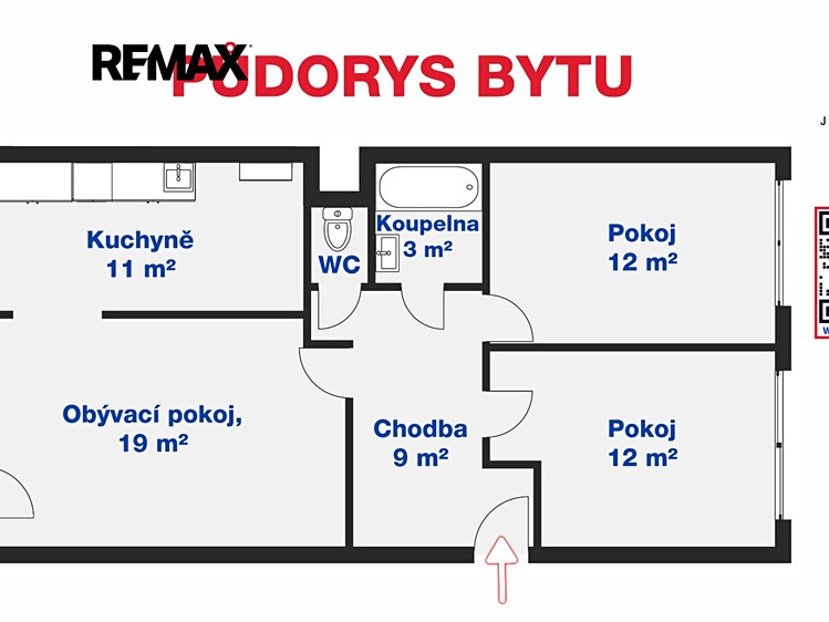 Wohnung 3+1 zum Kauf, 70 m² (3 von 17)