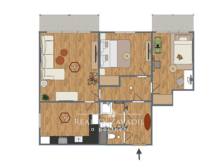 Prodej bytu 3+1, 62 m² (5 z 6)