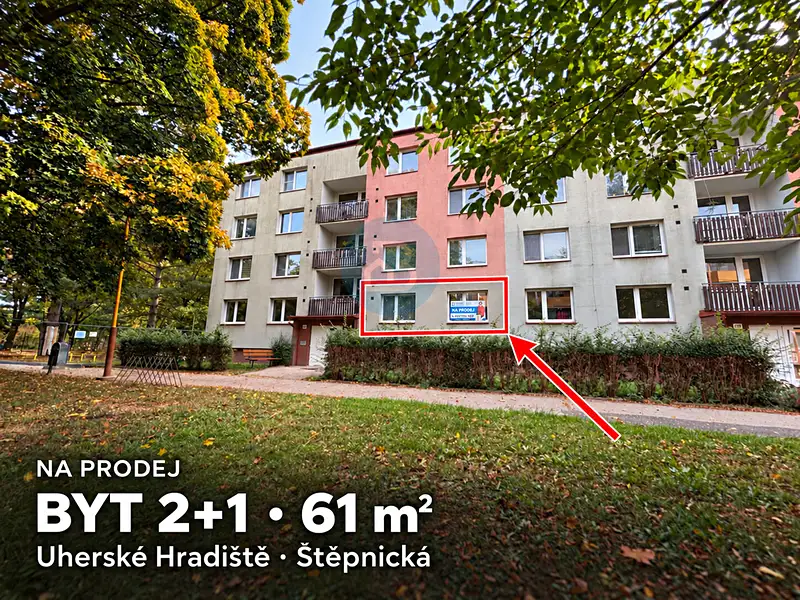 Prodej bytu 2+1 61 m², Uherské Hradiště – náhled fotky 1