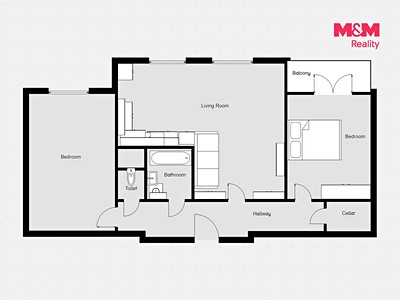 Wohnung 3+kk zur Miete, 84 m² (3 von 16)