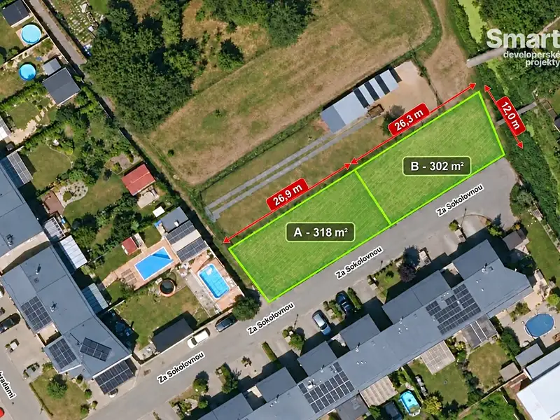 Prodej stavebního pozemku 302 m², Olomouc – náhled fotky 1