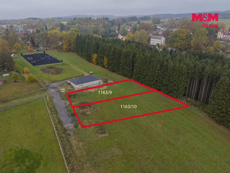 Prodej stavebního pozemku 997 m², Krásná – náhled fotky 2
