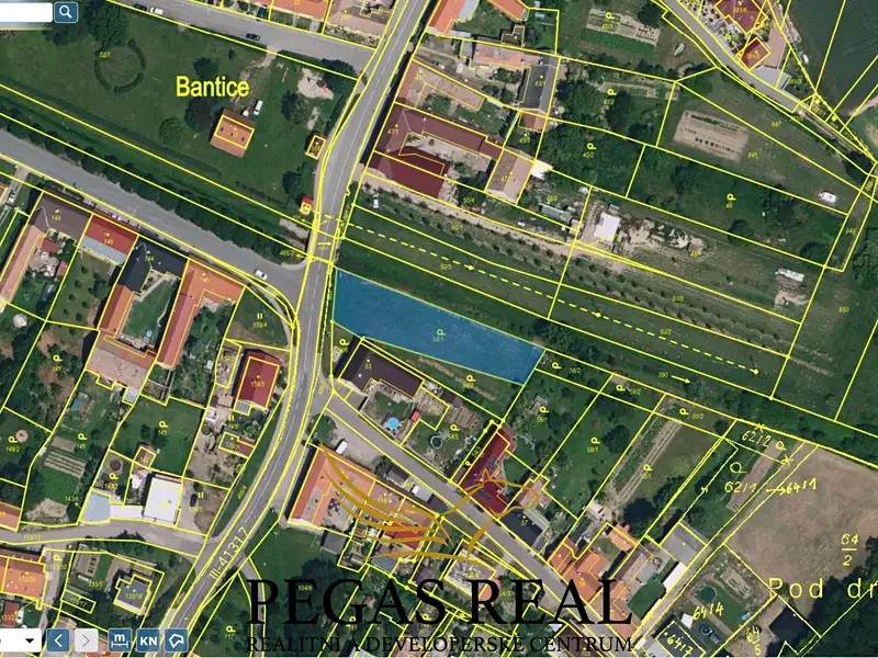 Prodej stavebního pozemku 1151 m², Bantice – náhled fotky 3