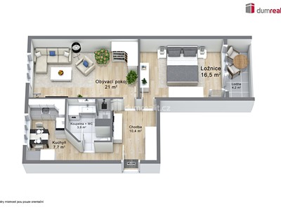 Prodej bytu 2+1, 60 m² (3 z 13)