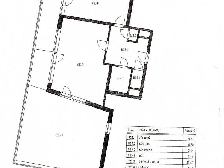Квартира 2+kk на продаж, 63 м² (6 з 27)
