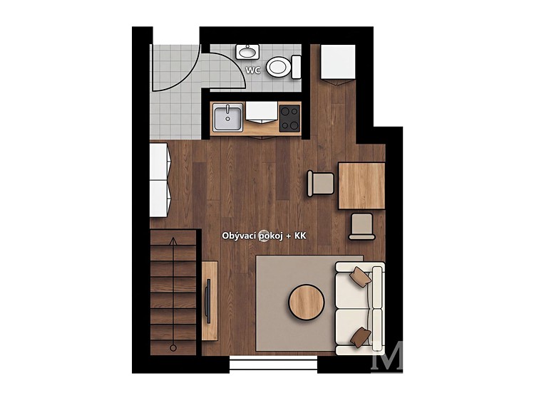 Квартира 2+kk на продаж, 41 м² (27 з 28)