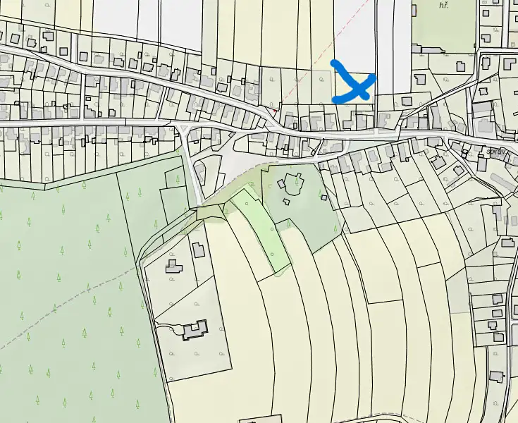 Prodej zahrady 2165 m², Újezd – náhled fotky 3
