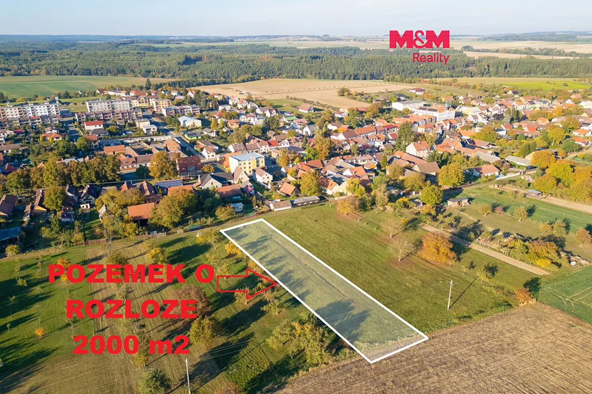 Prodej zahrady 2000 m²