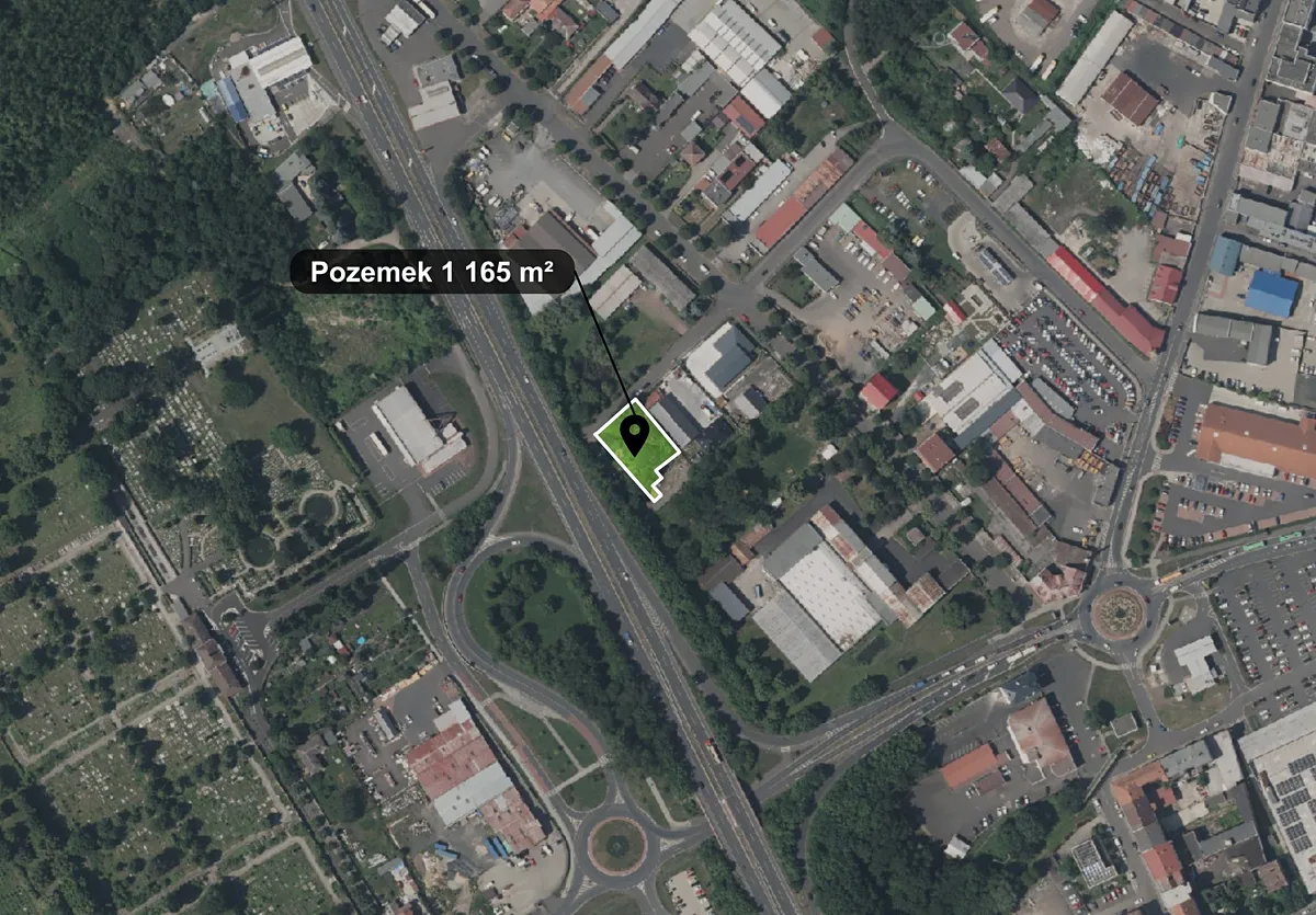 Prodej stavebního pozemku 1165 m²