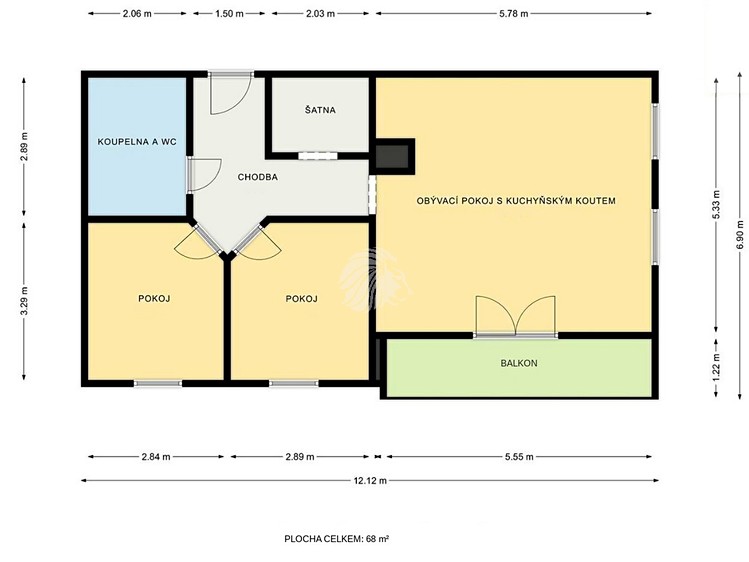 Wohnung 3+kk zur Miete, 68 m² (8 von 37)