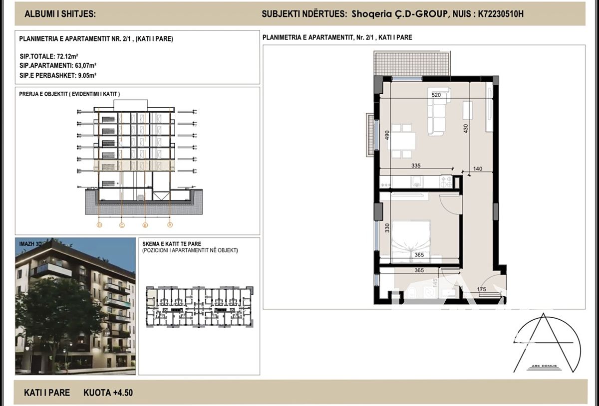 Prodej bytu 2+kk 63 m², Golem – fotka 1 z 3