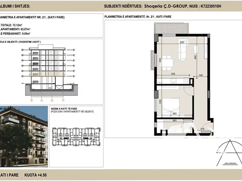 Prodej bytu 2+kk 63 m², Golem – náhled fotky 1
