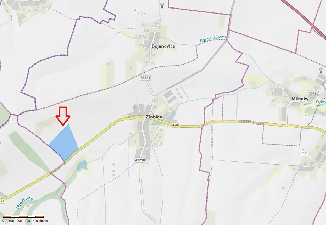 Prodej pole 85800 m²