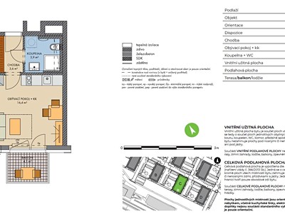 Prodej bytu 1+kk, 23 m² (3 z 4)