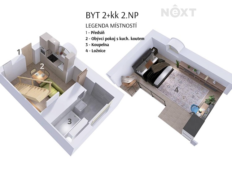 Wohnung 2+kk zum Kauf, 40 m² (1 von 17)