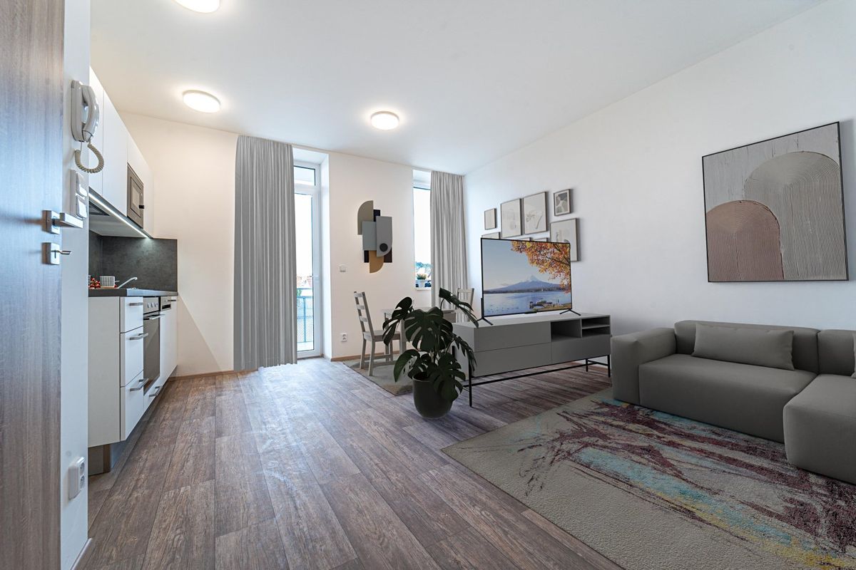 Pronájem bytu 1+kk 33 m², Mikulov – fotka 1 z 3