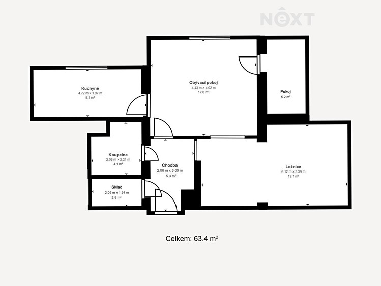 Prodej bytu 3+1, 58 m² (15 z 16)
