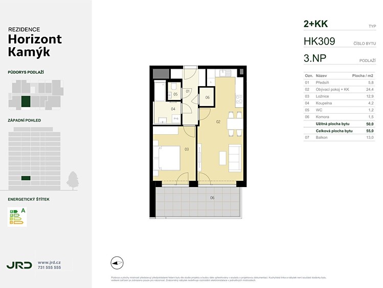 Wohnung 2+kk zum Kauf, 55 m² (4 von 10)