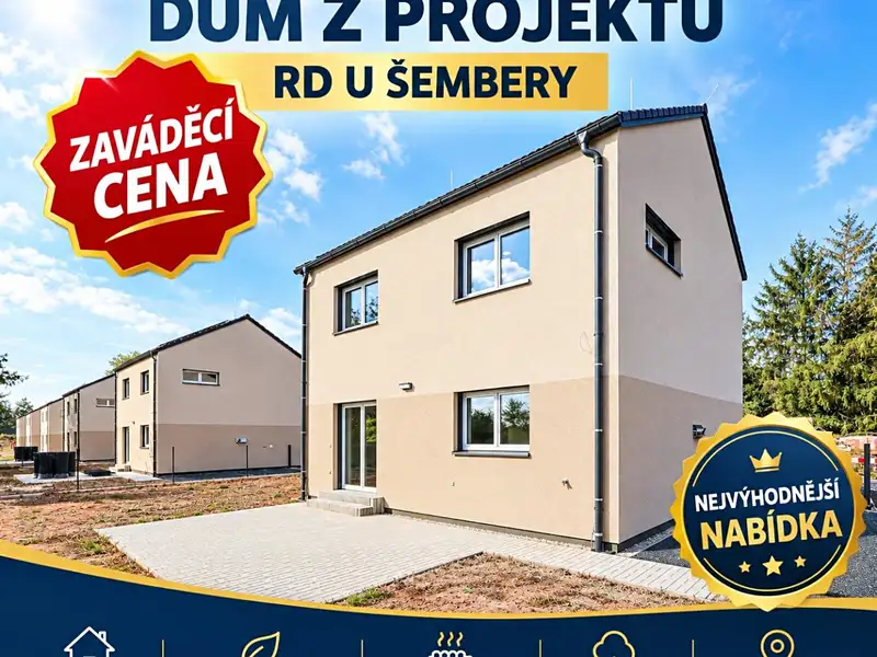 Prodej projektu na klíč 114 m², pozemek 449 m², Klučov – náhled fotky 1