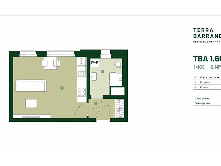 Prodej bytu 1+kk, 35 m² (3 z 13)