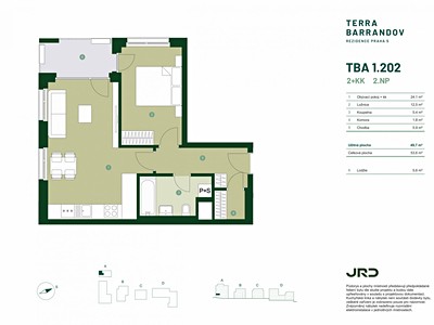 Prodej bytu 2+kk, 54 m² (3 z 8)
