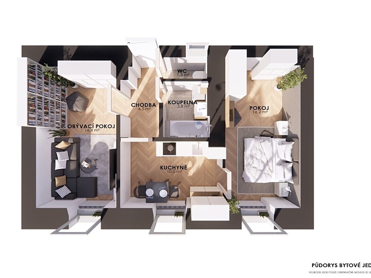 Wohnung 2+1 zum Kauf, 62 m² (10 von 14)