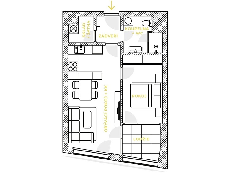 Wohnung 2+kk zur Miete, 48 m² (16 von 17)