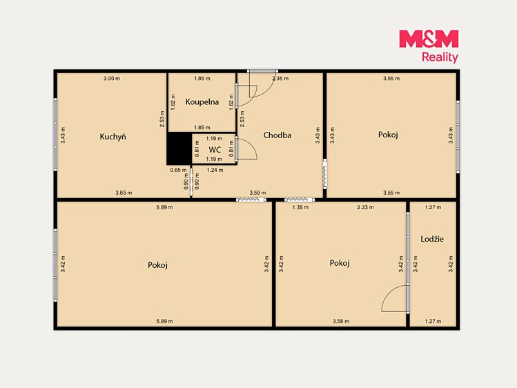 Wohnung 3+1 zum Kauf, 69 m² (7 von 21)