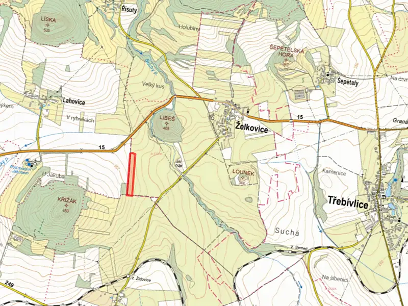 Prodej sadu, vinice 20864 m², Želkovice – náhled fotky 2