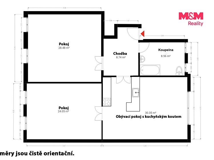 Wohnung 3+kk zum Kauf, 109 m² (20 von 28)