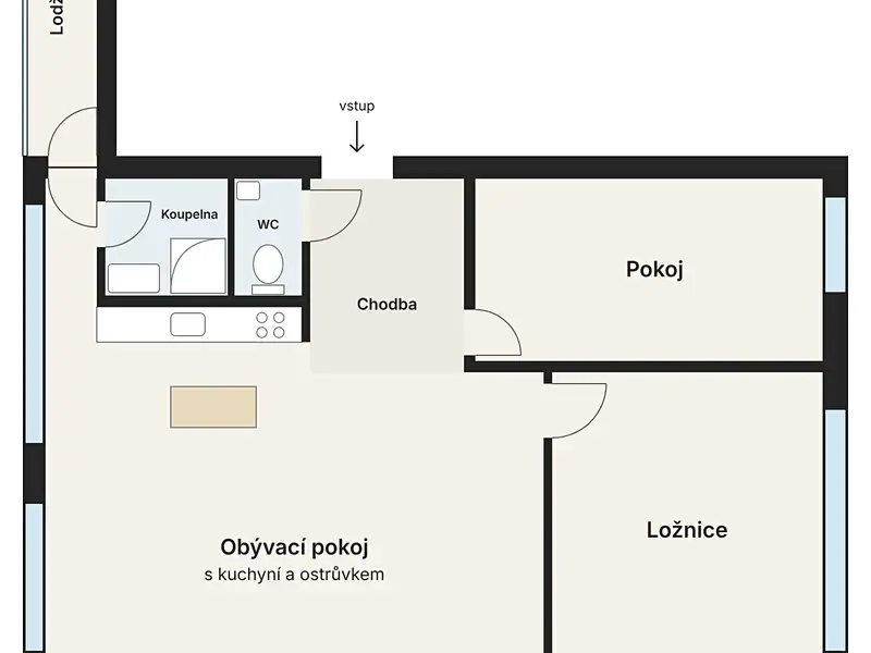 Prodej bytu 3+kk 62 m², Pardubice – náhled fotky 3