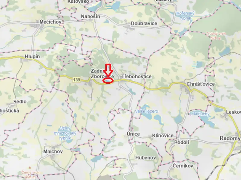 Prodej lesa 2163 m², Třebohostice – náhled fotky 1