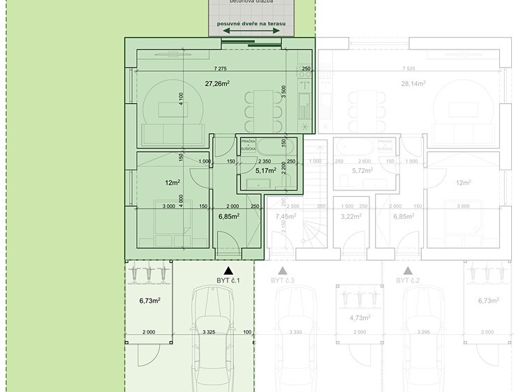 Wohnung 2+kk zum Kauf, 51 m² (3 von 5)