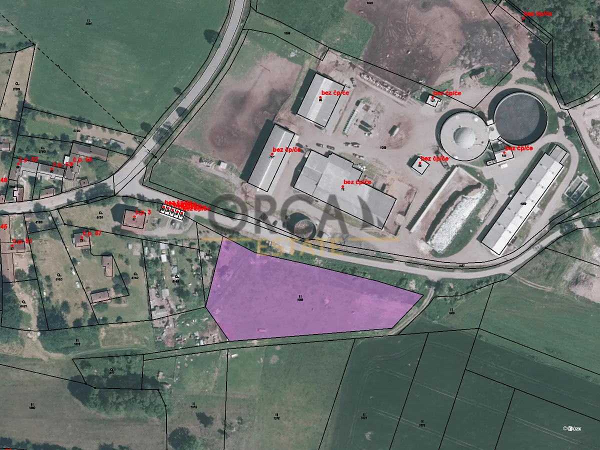 Prodej komerčního pozemku 6728 m²