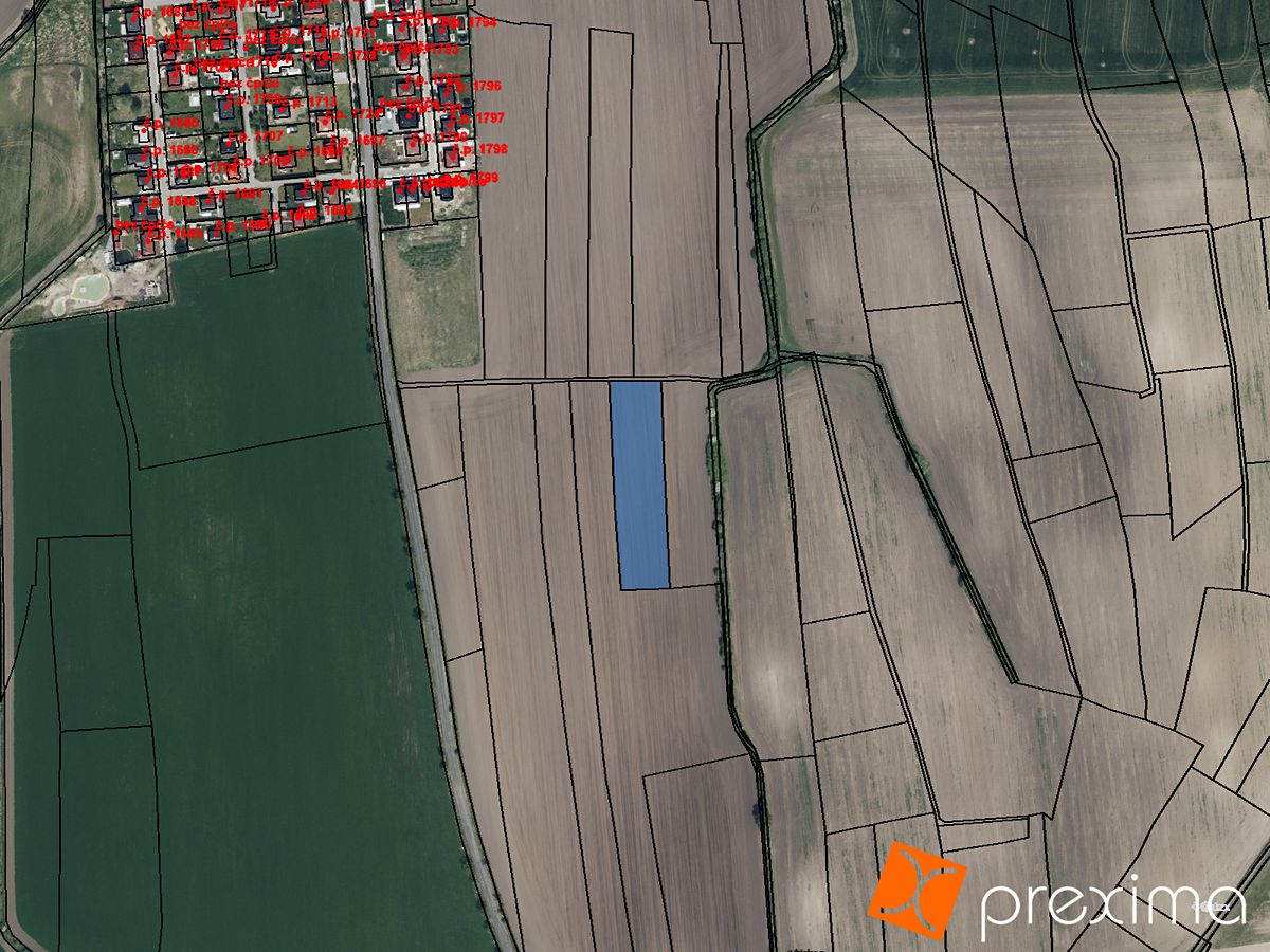 Prodej pole 5813 m², Přelouč – fotka 1 z 3
