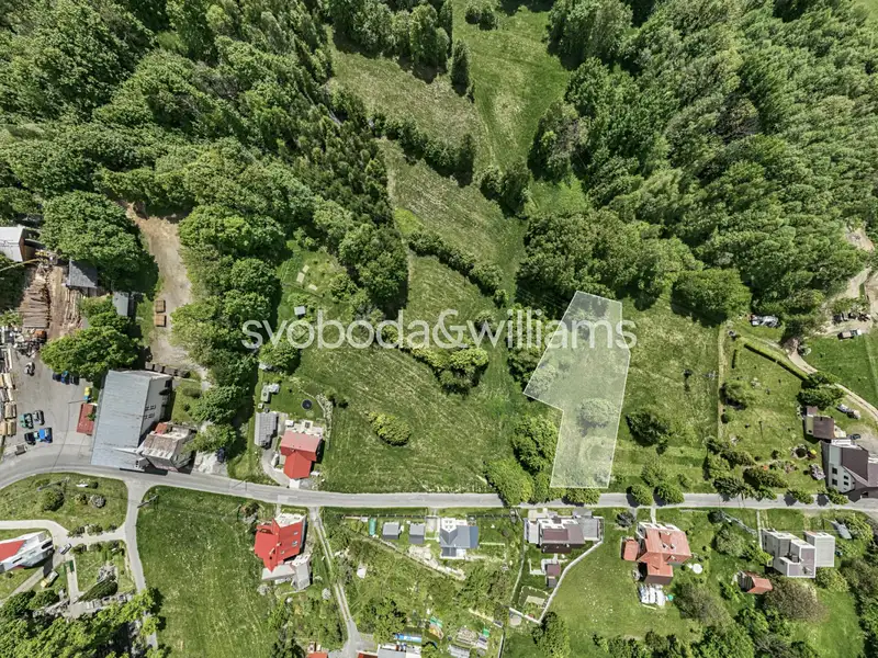 Prodej stavebního pozemku 1401 m², Velké Hamry – náhled fotky 1