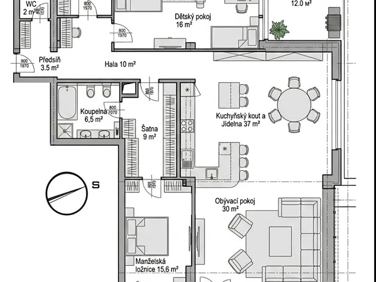 Квартира 4+kk на продаж, 180 м² (29 з 29)