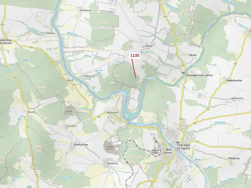Dražba lesa 1789 m², Hosty – náhled fotky 1