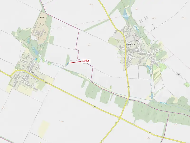 Dražba lesa 591 m², Čejkovice – náhled fotky 1