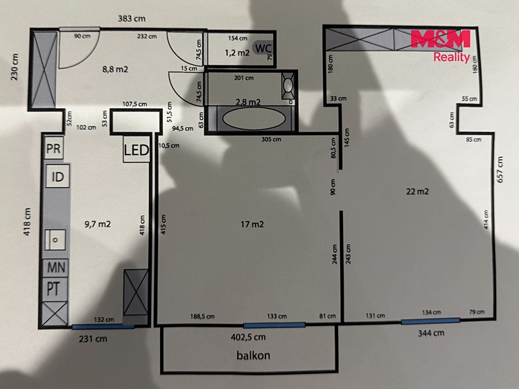 Квартира 2+1 на продаж, 60 м² (11 з 11)