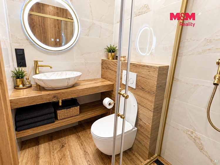 Pronájem bytu 1+kk, 30 m² (8 z 9)