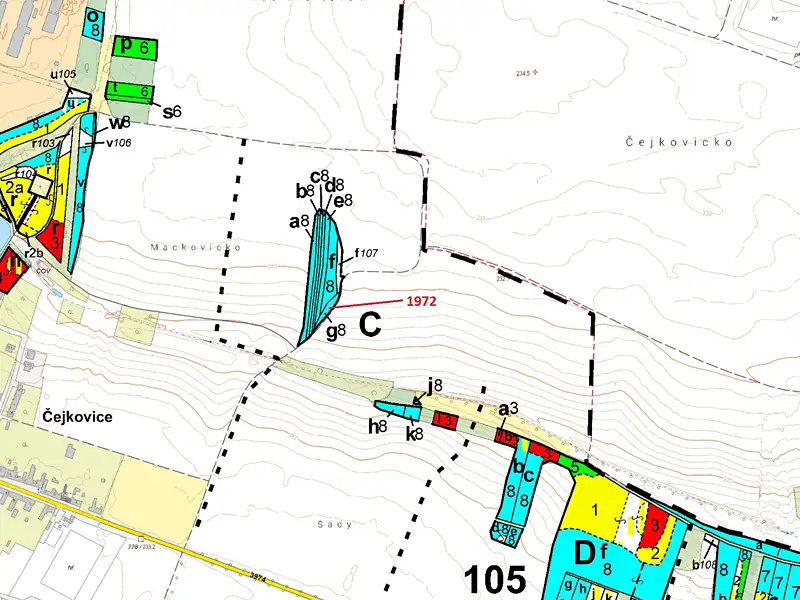Dražba lesa 591 m², Čejkovice – náhled fotky 3