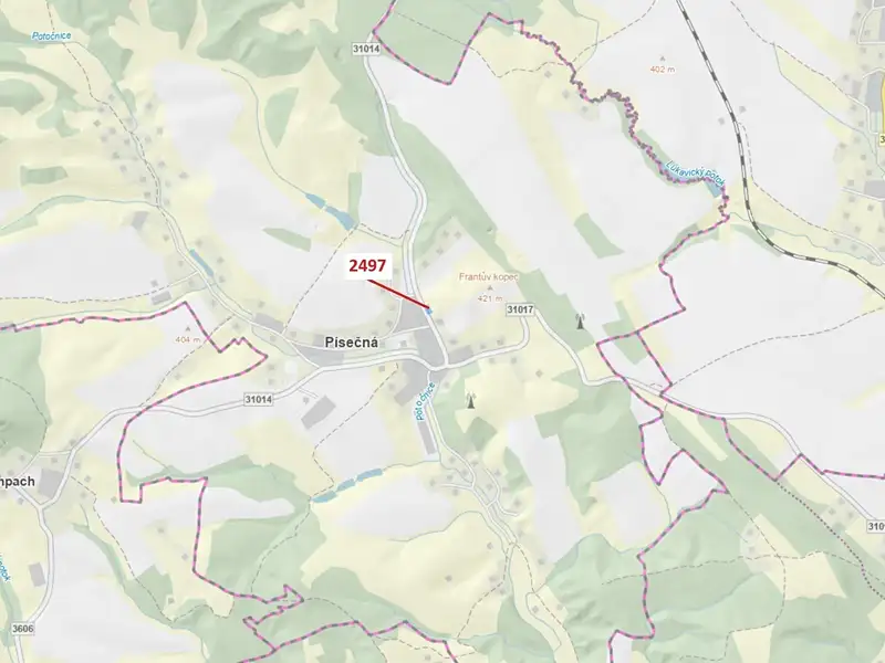 Dražba lesa 797 m², Písečná – náhled fotky 1