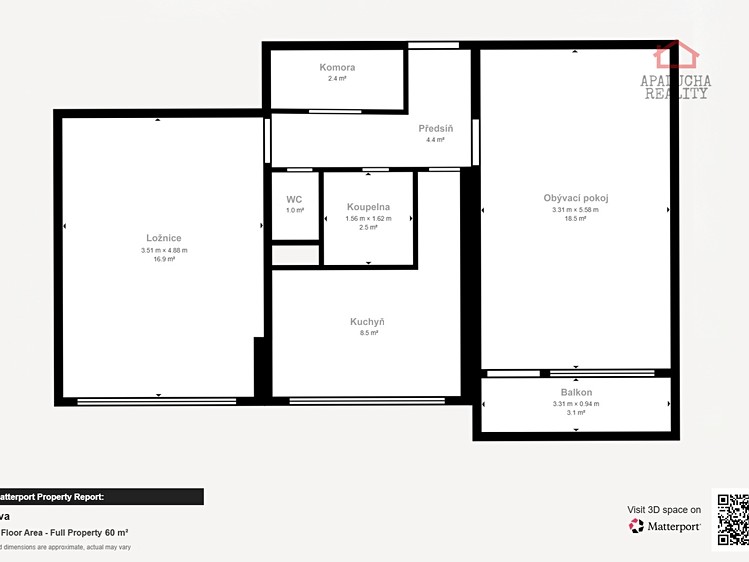 Квартира 2+1 на продаж, 56 м² (17 з 17)