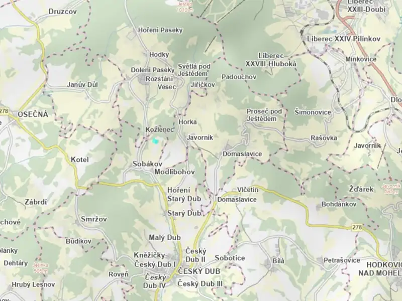 Prodej pole 14247 m², Český Dub – náhled fotky 3