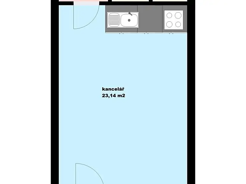 Pronájem kanceláře 35 m², Český Krumlov – náhled fotky 3